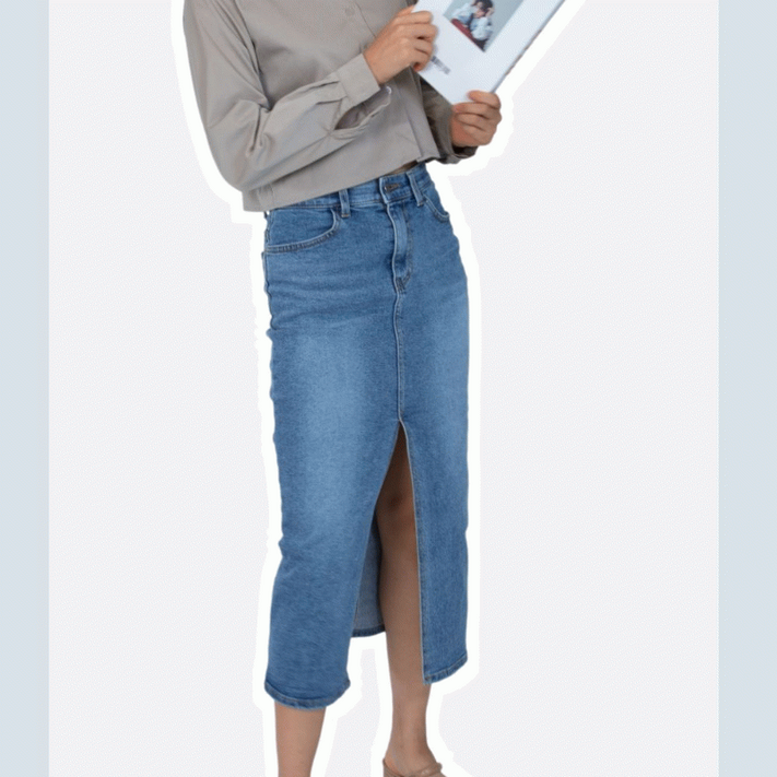앞트임데님스커트 앞트임데님스커트