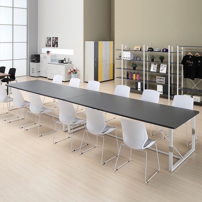 8인용세라믹식탁 [퍼니럭스] 셀더스 플랫 사무실 회의용테이블 1500/1800/2400