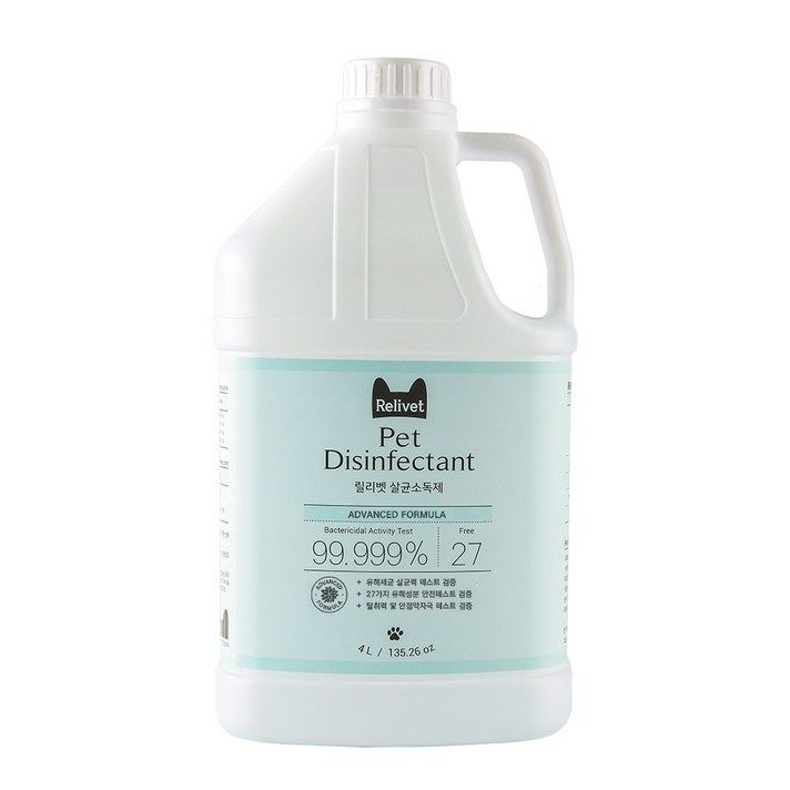 반려동물 냄새제거 살균소독제, 4L, 1개 반려동물 냄새제거 살균소독제, 4L, 1개