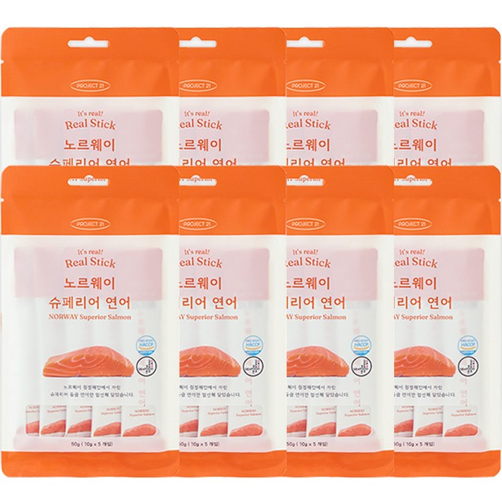 프로젝트21 반려동물 리얼스틱 츄르 간식 10g x 5p