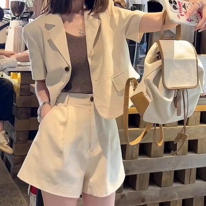 페이퍼먼츠 그렉 정장 숏자켓  3부 반바지 세트 10526