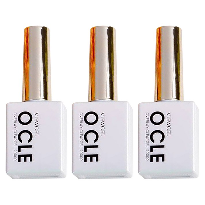 뷰젤 오버레이 클리어젤 병타입, 투명, 10ml, 3개