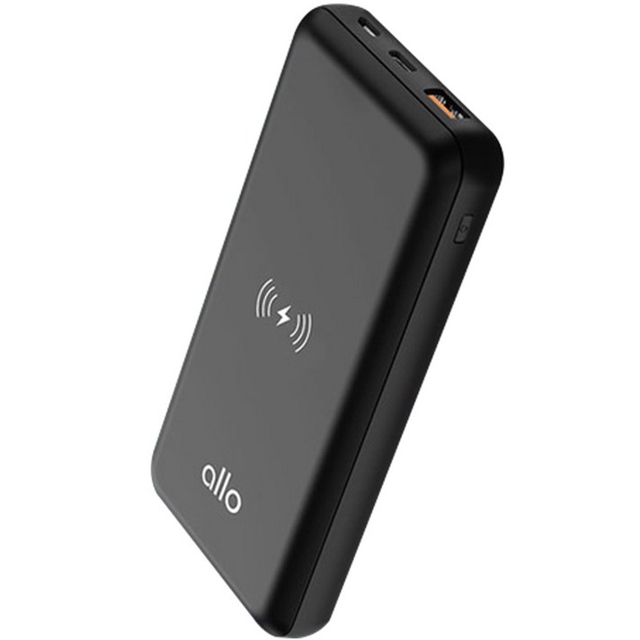 알로코리아 고속 무선 충전 보조배터리 10000mAh, 1001WPD, 혼합색상 알로코리아 고속 무선 충전 보조배터리 10000mAh, 1001WPD, 혼합색상