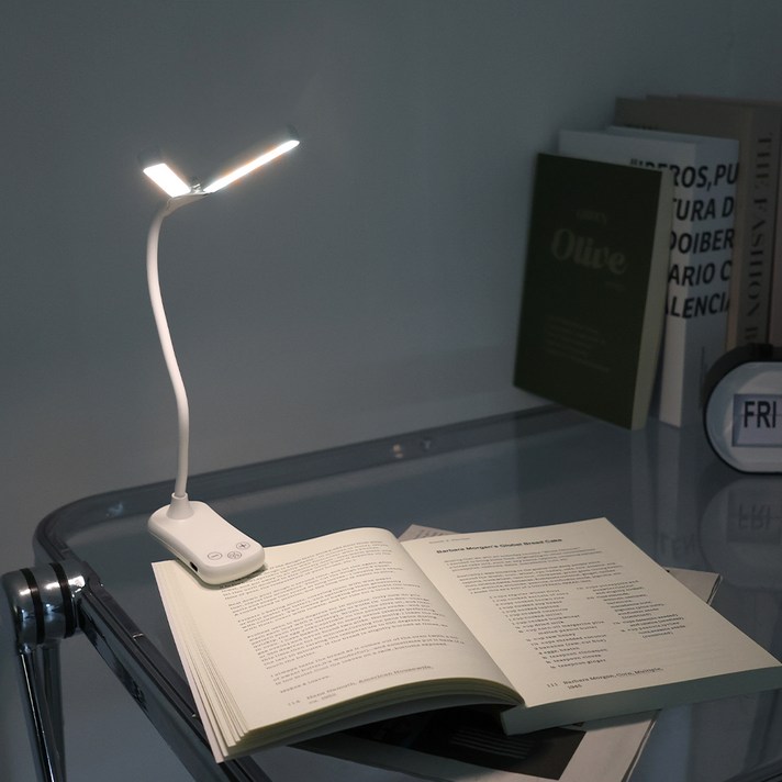 연하 무선 LED 14구 클립형 독서등