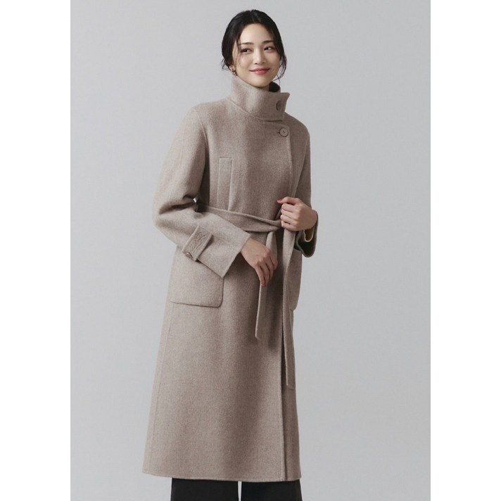 잇미샤 하이넥 핸드메이드 벨티드 코트 ITOCHHC710 704194