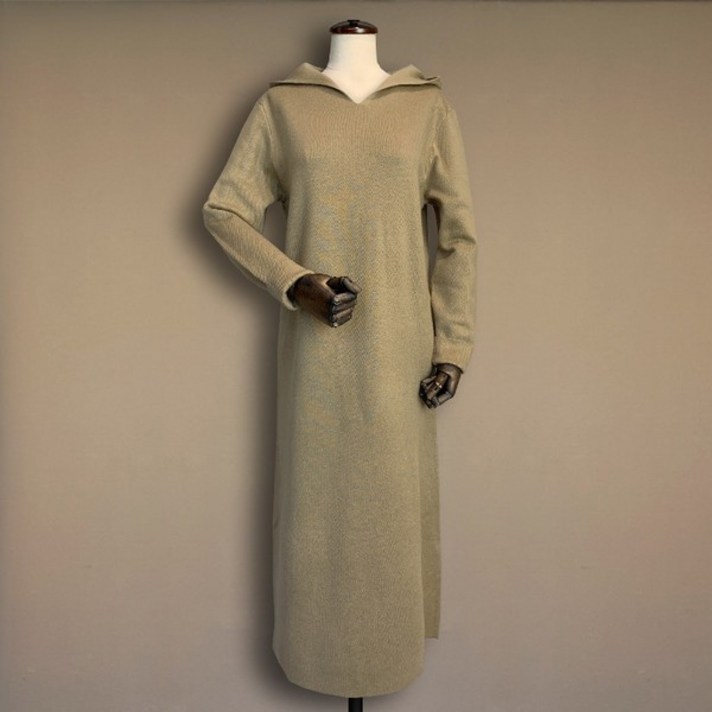 파슨스Parsons 파슨스 waffle.hood dress PW1P9NO01