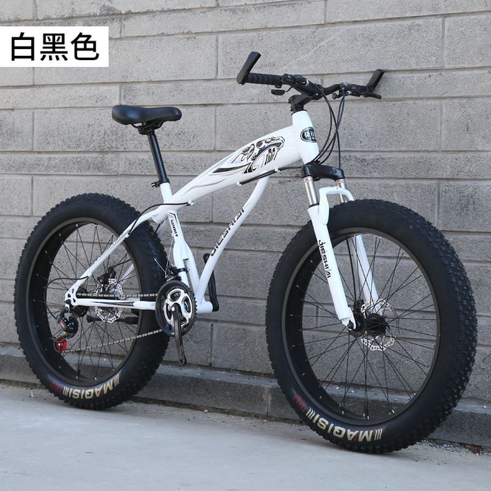 광폭타이어 자전거 티타늄 출퇴근 팻바이크 산악 MTB