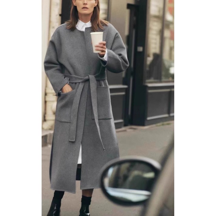 ZARA 자라 울 블렌드 더블 페이스드 코트 ZARA 자라 울 블렌드 더블 페이스드 코트