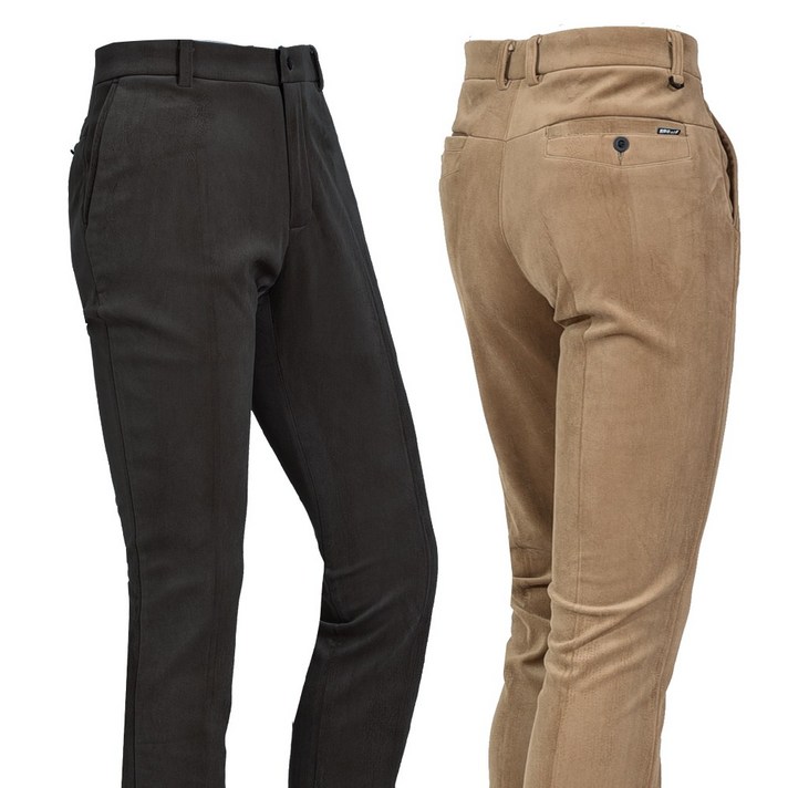 워킹맨 112장 겨울시즌 남성 골덴 스판 무지바지 기모팬츠 코듀로이 아웃도어 하의 일상복 외출복 B161