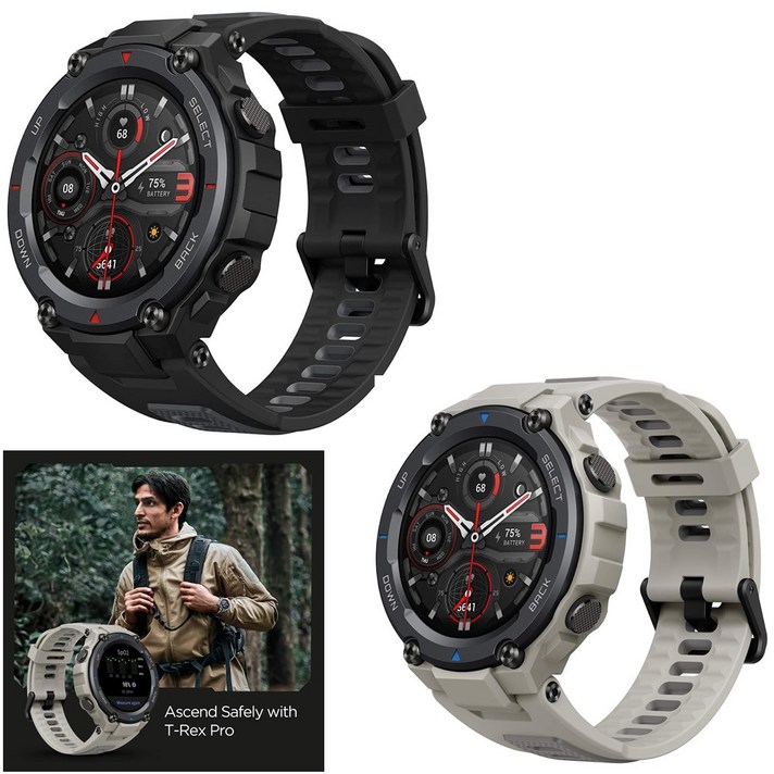 Amazfit TRex Pro Smart Watch어메이즈핏 티렉스 프로 스마트워치GPSGPS, 18Day Battery, Heart Rate