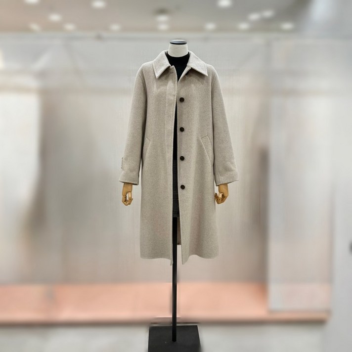 잇미샤 잇미샤  스탠 카라 싱글 핸드메이트 코트 ITPAYHL770DG