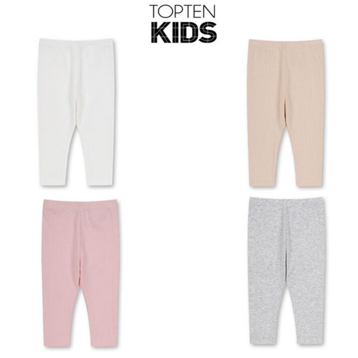 탑텐키즈 공용 유아 베이직 립 레깅스 MKF5PT3303