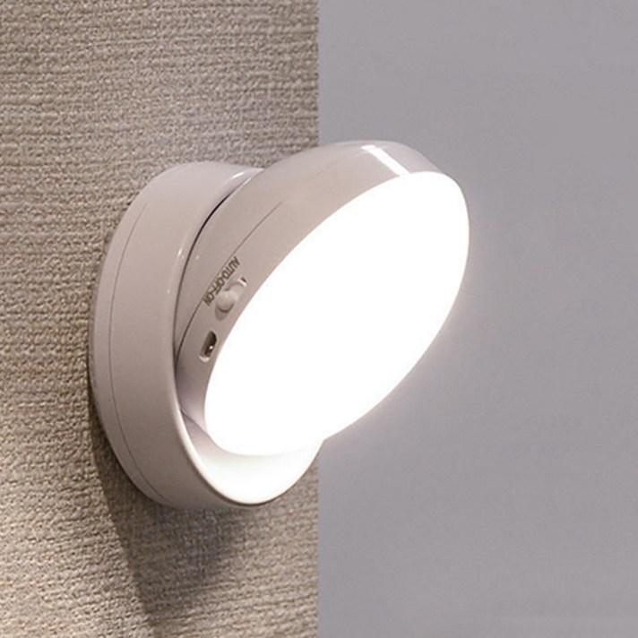 360도 무선 센서등 LED 현관 센서 등 붙이는 자석 조명 모션 동작 감지 스마트 계단 주방 부착 실내 인테리어