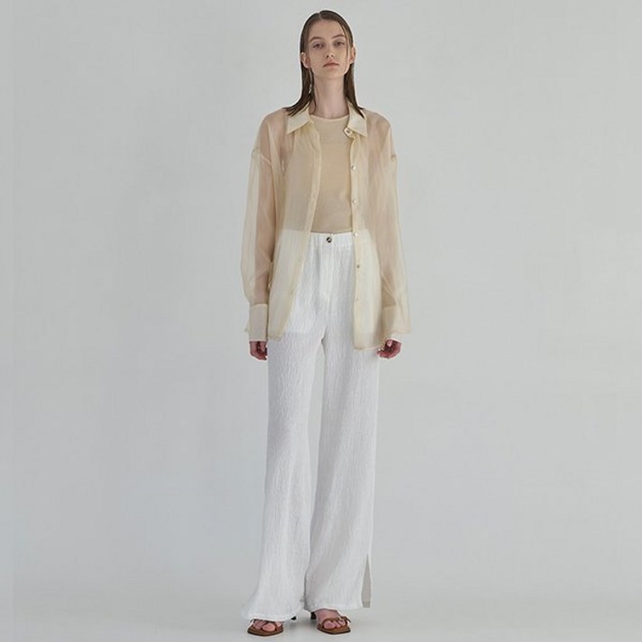 나인Atelier Nain 택가89,000원링클 와이드 밴딩 슬랙스 팬츠PT5