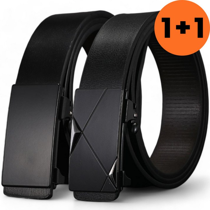 조은마음 11 프리미엄 소가죽 캐주얼 정장 벨트 허리띠 자동 버클