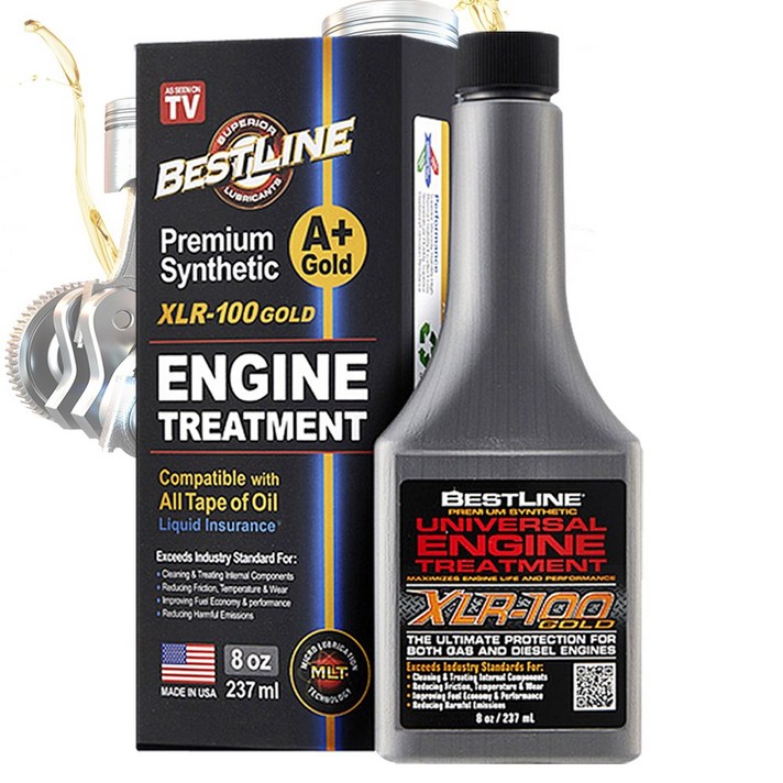  순수한 하이드로 베이스오일 단품구성 연비 출력 소음 내부기능 도움 엔진코팅제 가솔린 디젤 베스트라인 엔진 첨가제 코팅제, 공용, 1개