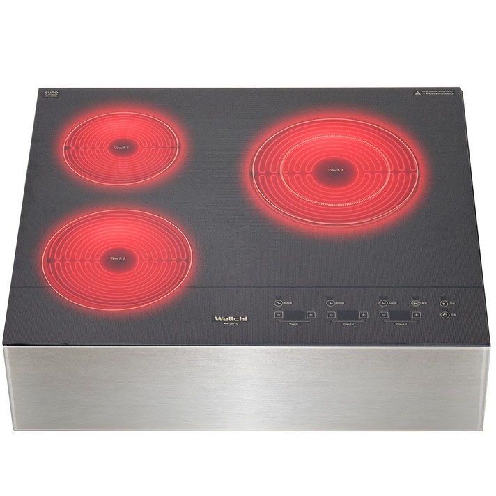 3구 전기레인지 하이라이트 자가설치빌트인15CM 스텐드, 3구하이라이트스텐드15CM