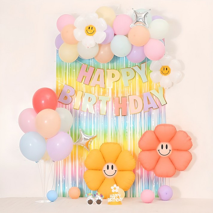피앤비유니티 데이지 풍선구름형 생일세트 피앤비유니티 데이지 풍선구름형 생일세트