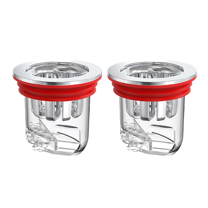 댓츠댓 완벽 악취 차단 소형 배수구 트랩 2P