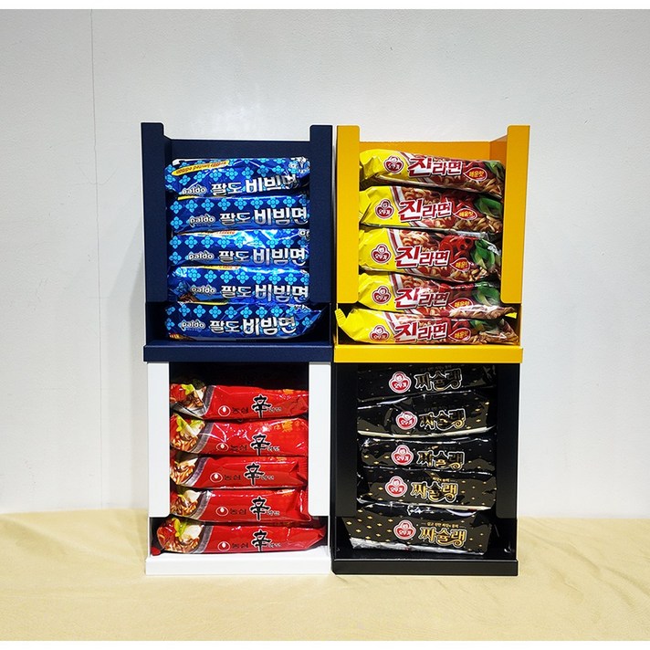 국내제조 메탈 라면 보관함 팬트리 다용도 수납정리함