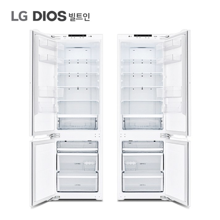 LG DIOS 빌트인 콤비 냉장고 M272PR35BLR 좌경첩우경첩 빌트인가전 공식판매점