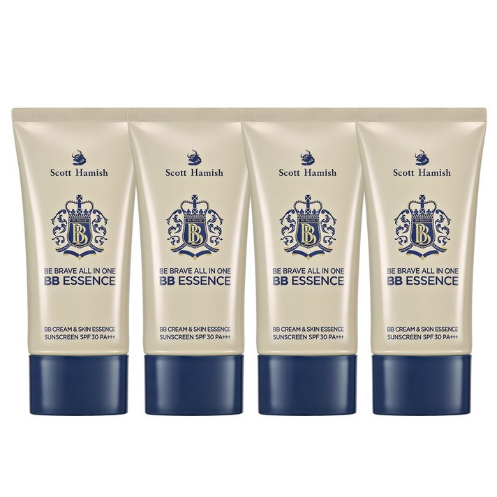 스콧해미쉬 비브레이브 올인원 비비 에센스 SPF30PA 80ml, 단일색상, 4개