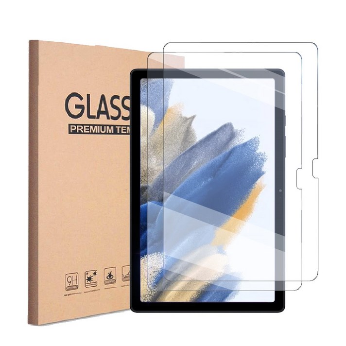 11 갤럭시탭A8 10.5 강화유리 액정 보호필름2장 SMX200 X200N X205 X205N 삼성 2022 아이친구