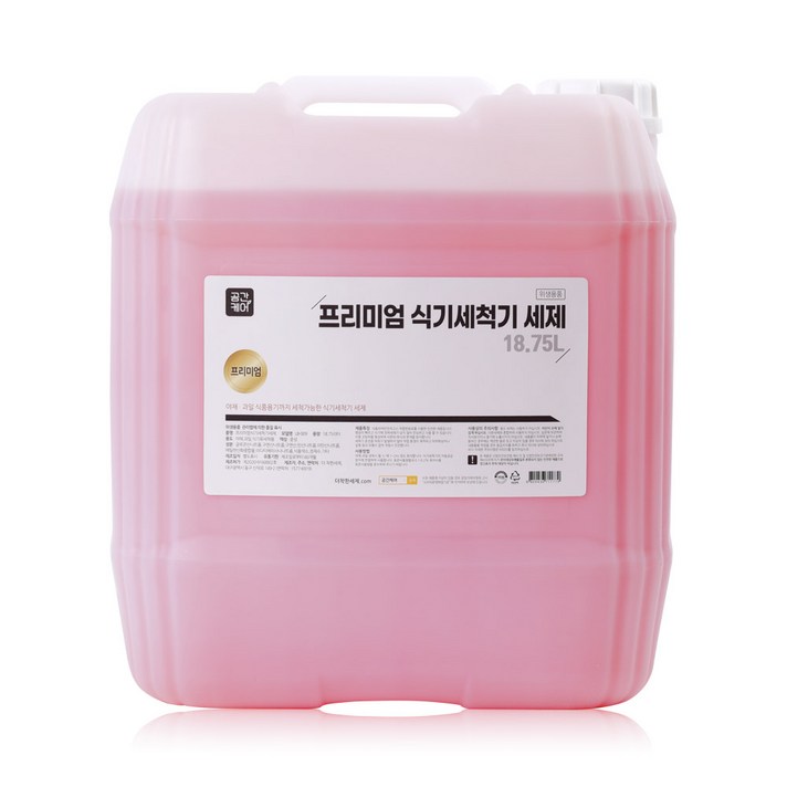 공간케어 대용량 업소용 프리미엄 식기세척기 세제, 3개, 18.75L 공간케어 대용량 업소용 프리미엄 식기세척기 세제, 3개, 18.75L