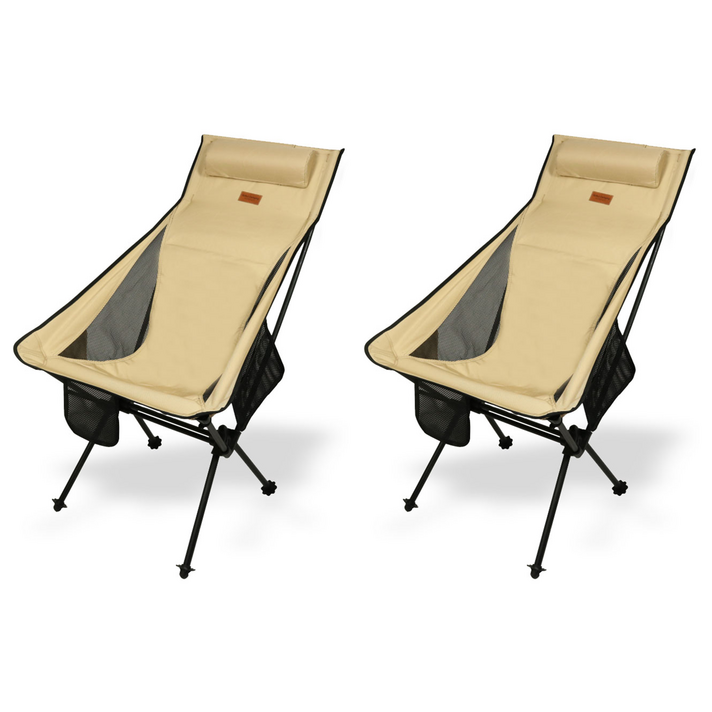 롱 릴렉스 캠핑 의자 2개 캠핑 체어 감성 폴딩 접이식 편한 휴대용 캠핑용 초경량 백패킹