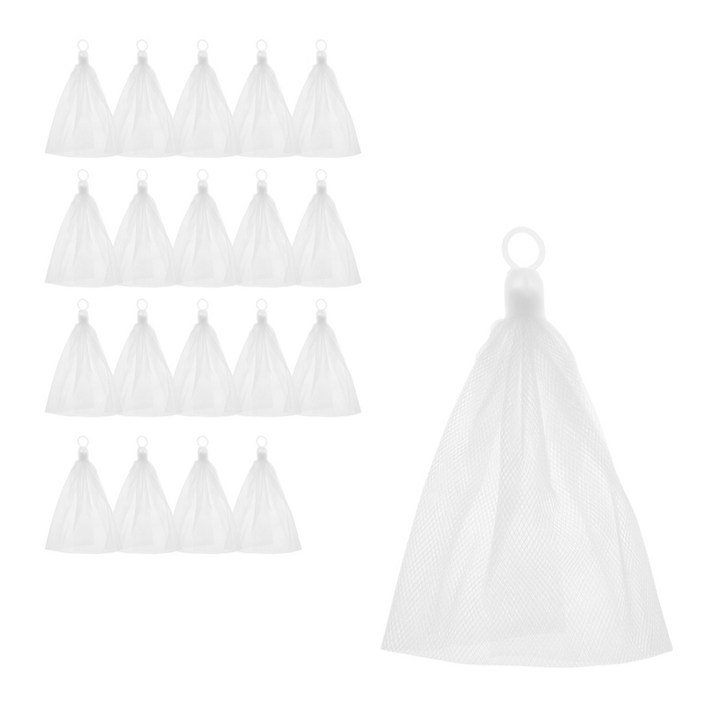 무인양품 MUJI 페이스비누 네트, 20개, 4550182045031, 20개, 화이트