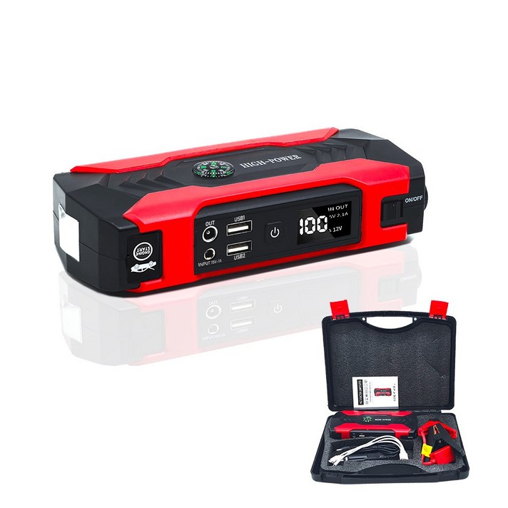 우스틴스 12V 차량용 보조배터리 점프스타터, 1개, 28000mAh 우스틴스 12V 차량용 보조배터리 점프스타터, 1개, 28000mAh