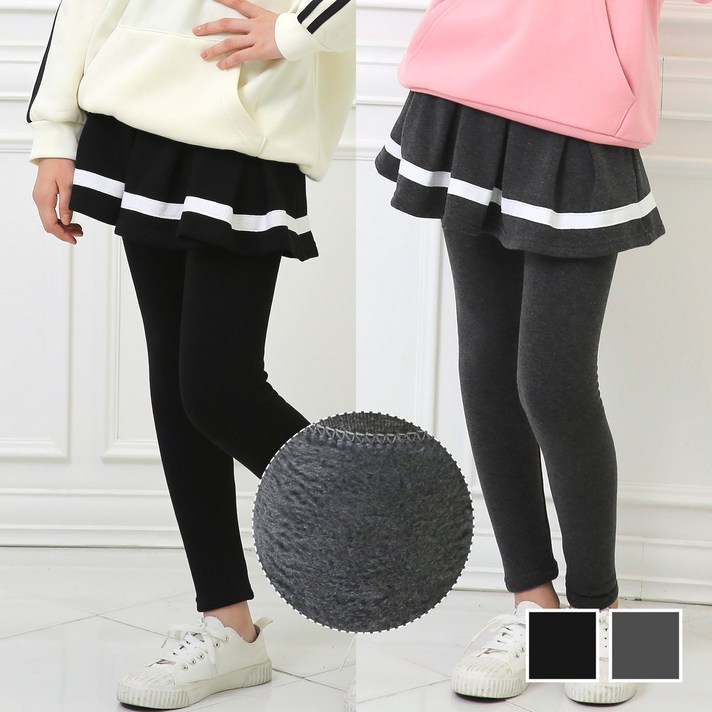제이키드주니어주름밍크기모치마레깅스 겨울 여아 레깅스