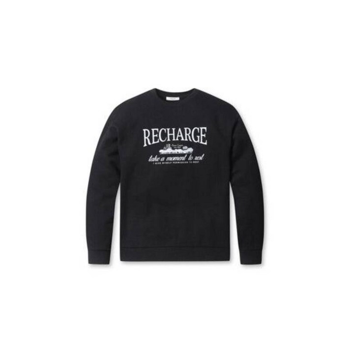 백화점 정품 25FW 폴햄 남성 기모 그래픽 맨투맨 PHF4TR1020