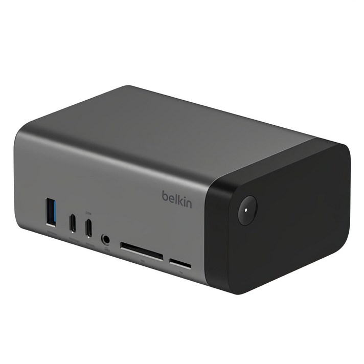 벨킨 connect USBC 11in1 프로 GaN 독 150W INC020qc, 실버그레이, 1개
