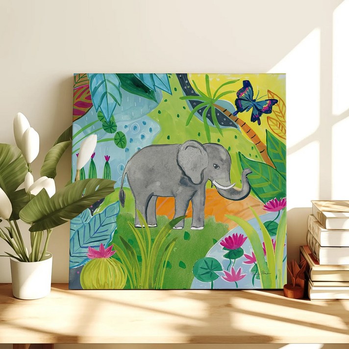 컬러풀 플로럴 모먼트 꽃그림 일러스트 카페 인테리어 플랜테리어 그림액자 14종 0814 거실 현관액자 아이방 집들이선물