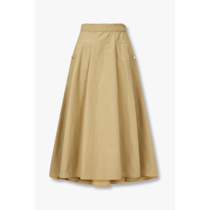 지컷 핀턱 밴딩 플레어 스커트7255335102