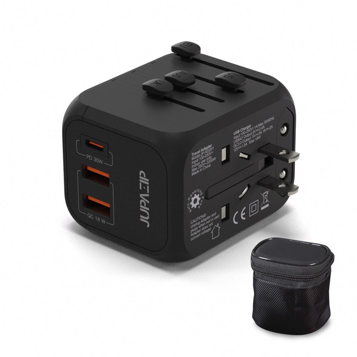 주파집 여행용 초고속 PD 30W usb 멀티 어댑터 JPAD300, 1개 주파집 여행용 초고속 PD 30W usb 멀티 어댑터 JPAD300, 1개