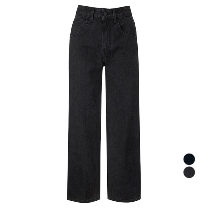 온앤온 여성용 스트레이트핏 데님 팬츠