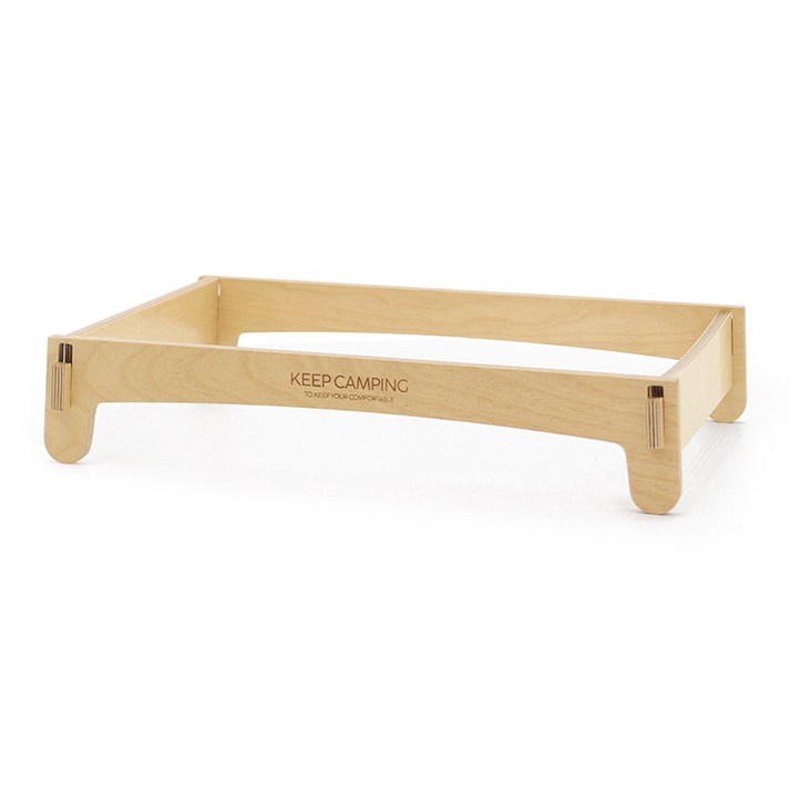 KEEP 캠핑 폴딩박스 우드 받침대