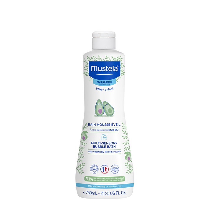 무스텔라 멀티 센서리 버블 배스 유아입욕제, 750ml, 1개
