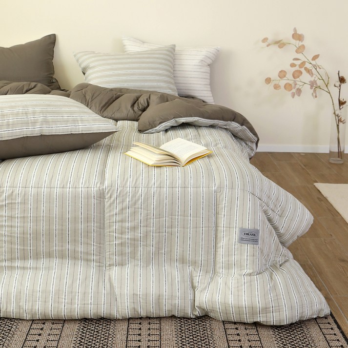 이블랑 국내 제조 채플린 60수 순면 차렵이불 믹스