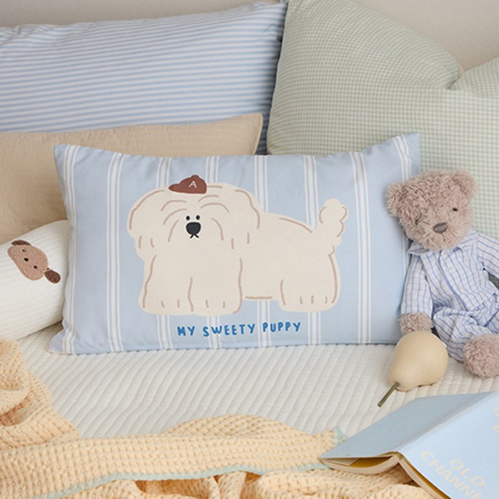 쉬즈홈 아동용 DTP 마이크로 베개 + 베개솜 세트