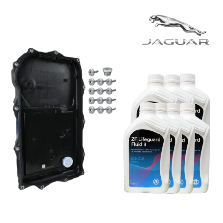 재규어 정품ZF미션오일팬  ZF8단 미션오일7L  볼트  오일주입코크 세트, 1개