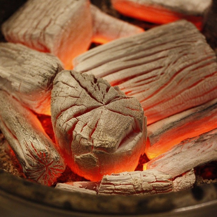 간편포장 두번구운 라오스 비장탄 백탄 바베큐 숯