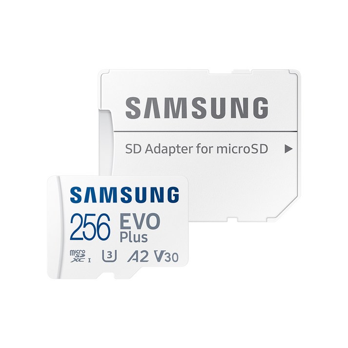 삼성전자 공식인증 정품 마이크로SD카드 EVO PLUS MBMC256SAKR, 256GB 삼성전자 공식인증 정품 마이크로SD카드 EVO PLUS MBMC256SAKR, 256GB