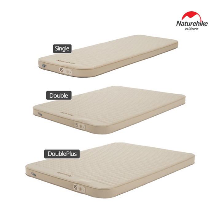 네이처하이크 C12 자충 매트 펌프내장형 차박 에어 침대 토퍼 휴대용 매트리스