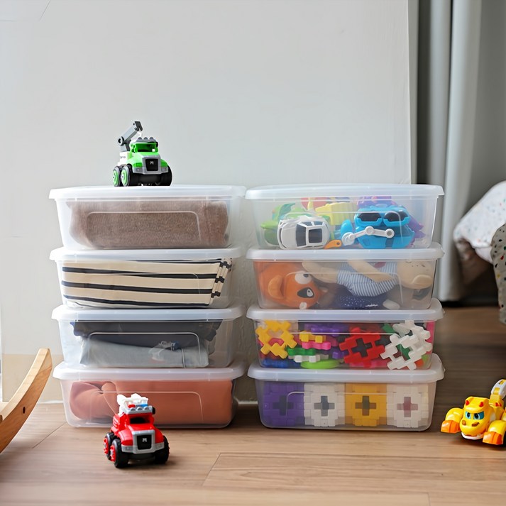 아이리스 국내생산 속이 보이는 리빙박스 MCB34