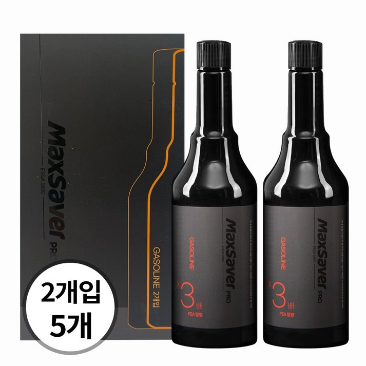 맥세이버 프로 연료첨가제 가솔린 디젤 300ml, 프로 가솔린 300ml, 10개