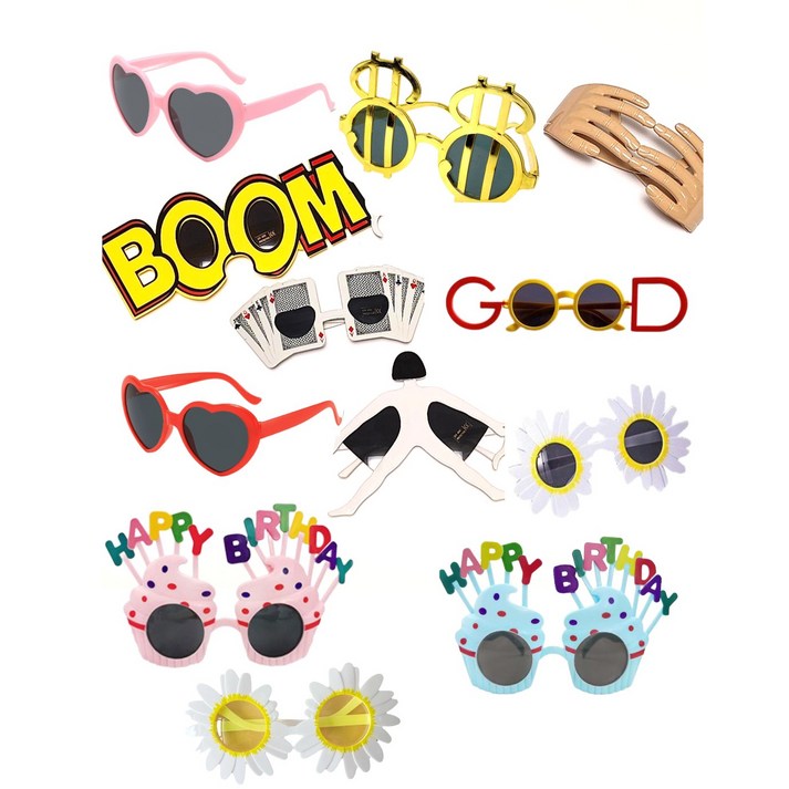 파티 안경 인싸 선글라스 인생네컷 안경 특이한 인싸템 소품 할로윈 촬영 이벤트 셀피 우정촬영 쓸데없는 선물 선샤인마켓