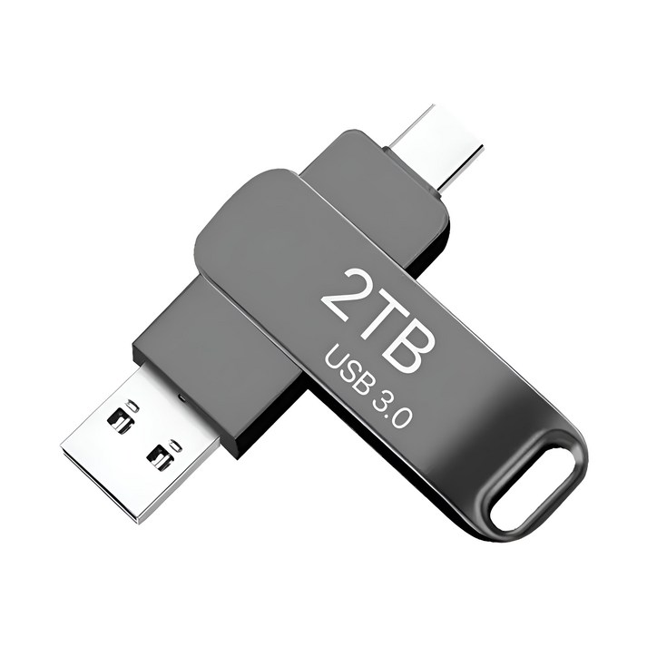 2TB TypeC 고속 USB 3.0 대용량 플래시 드라이브 휴대폰 컴퓨터 겸용 OTG 2TB TypeC 고속 USB 3.0 대용량 플래시 드라이브 휴대폰 컴퓨터 겸용 OTG
